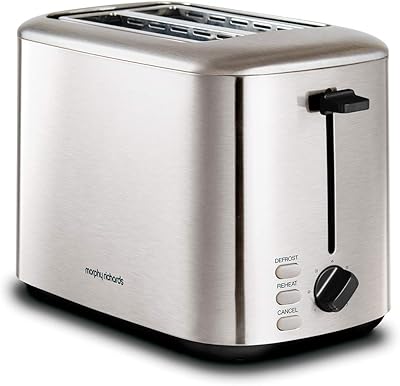 Grille-pain morphy richard 222067 en acier inoxydable 800 watts poli