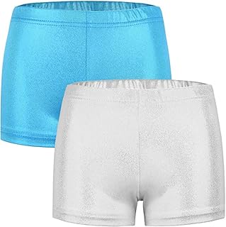 The white shop short de gymnastique pour femmes et petites filles, short