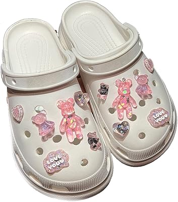 Charms de chaussures 3d accessoires décoration crocs bracelet en cristal pailleté pour femmes. Commandez malin, vivez mieux avec Diaytar