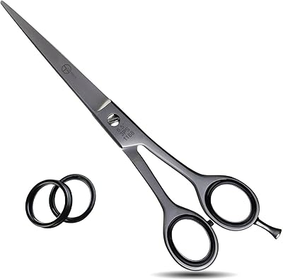 3 ciseaux de barbier professionnels pro surgal en acier inoxydable pour hommes