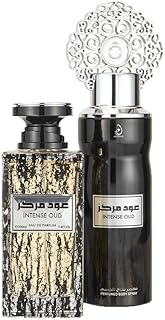 Coffret cadeau de parfum arabiyat intense oud pour unisexe, eau de parfum, 100