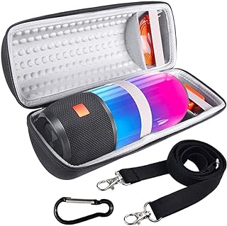 Étui de voyage rigide pour haut-parleur portable étanche jbl charge 4, charge 5