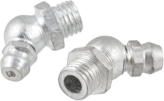 Zhuidjo 8 mm de diamètre filetage mâle 45 degrés graisseur hydraulique en métal