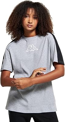 T-shirt imprimé oversize pour femme avec rayures et manches courtes