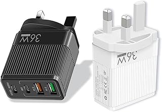 Adaptateur de chargeur mural usb c 4 ports lasuki pd20w + qc3.0 rapide