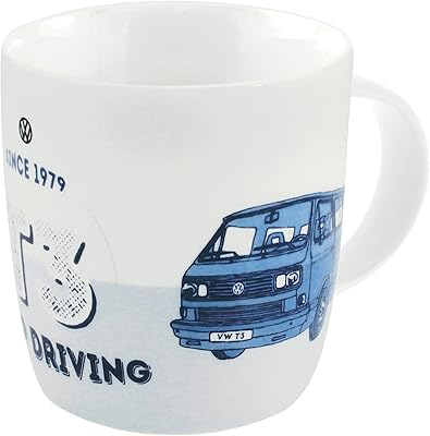 Brisa vw collection vw vanagon t3 tasse à café 370 ml - bleu