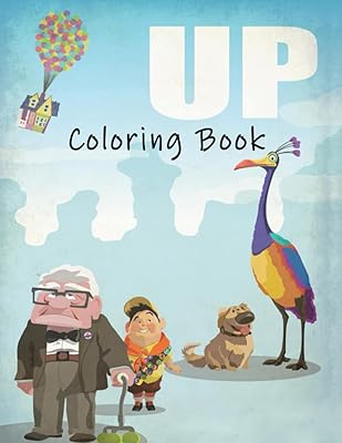 Livre de coloriage up : superbes pages avec des images de qualité supérieure.