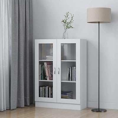Bibliothèque vitrine 825 x 305 115 cm bibliothèque en bois d'ingénierie pour salon