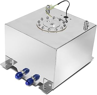 Réservoir d'essence en aluminium dnamotoring alu-ft-t2-alu de 5 gallons