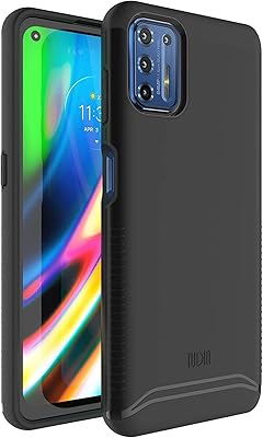 Coque todia dual shield conçue pour motorola moto g9 plus, [intégration] coque rigide