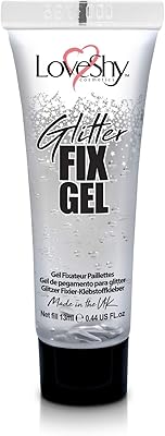 Love she cosmetics glitter fix gel - colle de base adhésive végétalienne