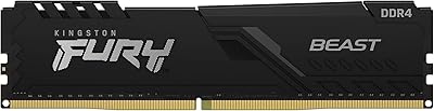 Kingston fury meilleure mémoire d'ordinateur de bureau 16 go 3200 mhz ddr4 cl16