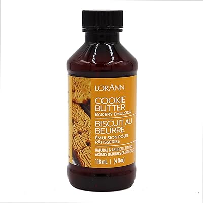 Émulsion de boulangerie au beurre de biscuit laurent, bouteille de 4 oz
