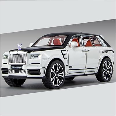 1/32 rolls mansory phantom mini voiture en métal moulé sous pression, jouets