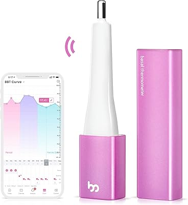 Thermomètre d'ovulation basale thermomètre pbt intelligent et silencieux avec bluetooth pour une planification