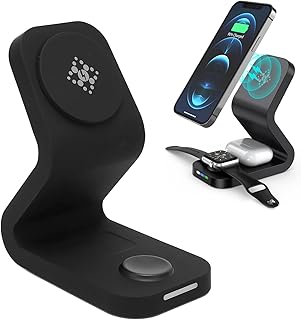 Station d'accueil de chargeur magnétique sans fil b-16 3 en 1 15w, support