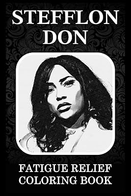 Livre de coloriage pour soulager la fatigue : illustrations de stefflon don