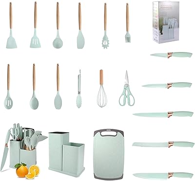 Batterie de cuisine fao do (19 pièces vert clair)