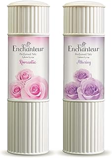 Poudre de talc enchanteur (2 x 250 grammes), romantique + séduisante