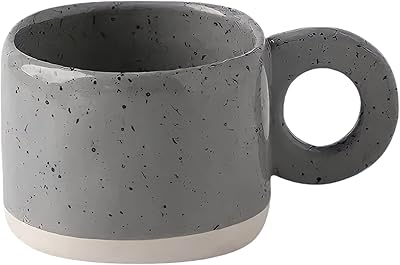 Tasse à café en céramique avec poignée en anneau - 300 ml, tasses