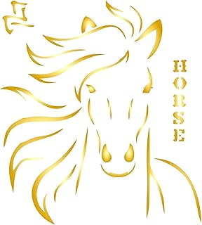 Pochoir tête de cheval 15 x 165 cm (m) modèle