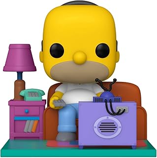 Funko pop! deluxe : les simpson homer regardant la télévision figurine en vinyle