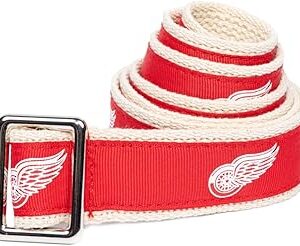 CEINTURE DE HOCKEY SOUS LICENCE OFFICIELLE DE LA LNH AVEC BOUCLE EN ACIER