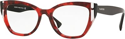 Montures de lunettes femme rockstud va 3029 rouge havane 51/18/140