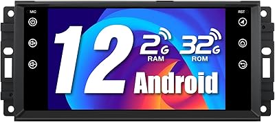 Radio stéréo de voiture aoisafe pour jeep wrangler jk grand cherokee chrysler dodge