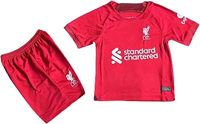 Kit de football pour enfants liverpool 2022/23, ensemble uniforme pour enfants composé d'un