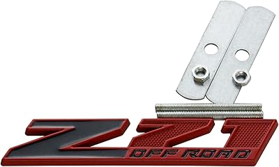 Amprom z71 off road emblem badge 5 pouces calandre pour gm silverado 2500hd