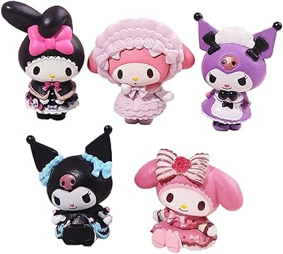 Mini figurine d'anime, collection de figurines d'anime mignonnes, ensemble de jouets en pvc