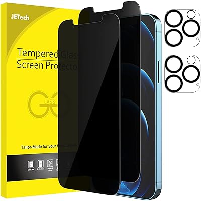 Geetech protecteur d'écran de confidentialité pour iphone 12 pro max 6,7 pouces