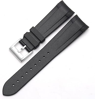 Bracelet de montre tudor black bay gmt 22 mm en caoutchouc naturel