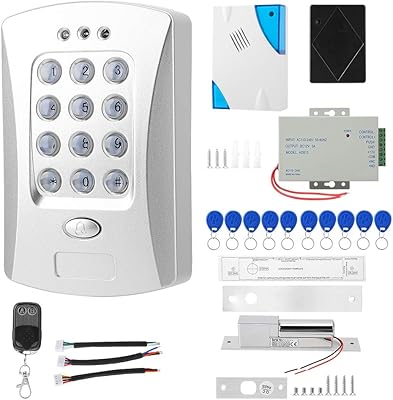 Kit de système de contrôle d'accès de porte, système d'entrée de sonnette magnétique