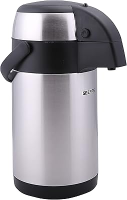 Cruche isotherme geepas 3,5 litres en acier inoxydable, gvf5263