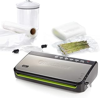 Machine de mise sous vide foodsaver avec stockage intégré pour l'emballage, coupe-sac