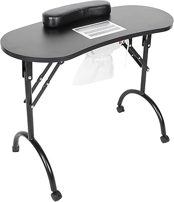 Table de manucure, solide, durable, parfait, facile à nettoyer, outil rond pour nail