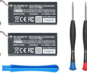 Batterie de remplacement alec gear hac-006 pour contrôleur switch joy-con, batterie lithium-ion rechargeable interne pour nintendo hac-015, hac-016 joy-con gauche et droite avec kit de réparation pratique. Shoppez futé, shoppez Diaytar Sénégal