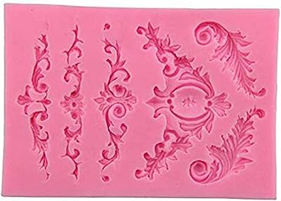 Moule à chocolat et fondant en silicone pour décoration de gâteaux - motif