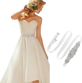 Ceinture de mariage en strass pour robe de mariée, ceinture de taille