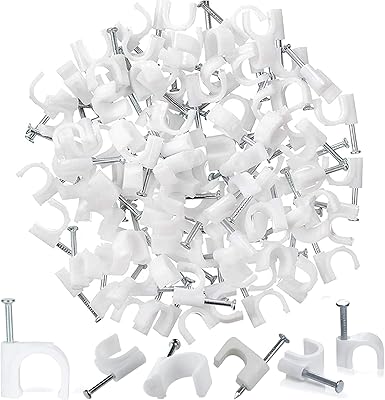 Dlmaonn lot de 200 serre-câbles avec vis en acier, 6 mm 8 mm