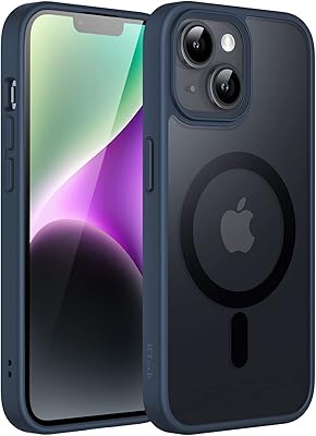 Coque mobile magnétique jetech pour iphone 14 61 pouces compatible avec magsafe