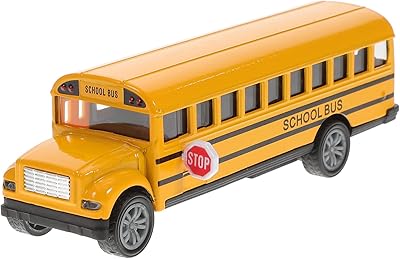 Nuobesty jouets de bus scolaire jaune pour enfants 1:32 jouets de bus scolaire