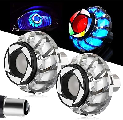 Castoyve bay15d 1157 feu arrière de moto led avec clignotants 1,9 pouces