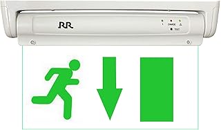 Panneau d'éclairage transparent 230 v avec batterie de secours depuis la sortie rr