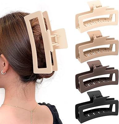 Zytj 4 pièces 5" pinces à griffes extra larges pour cheveux épais