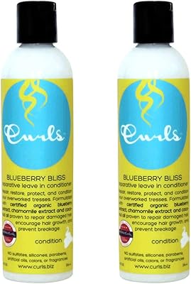 Après-shampoing réparateur curls blueberry bliss 8 fl oz (pack de 2)