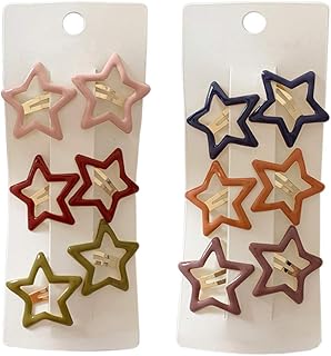 Pinksy 12 pièces pinces à cheveux en métal à clipser pinces à cheveux