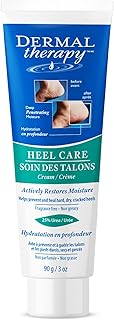 Traitement des talons fissurés par thérapie cutanée lotion de soin des pieds non